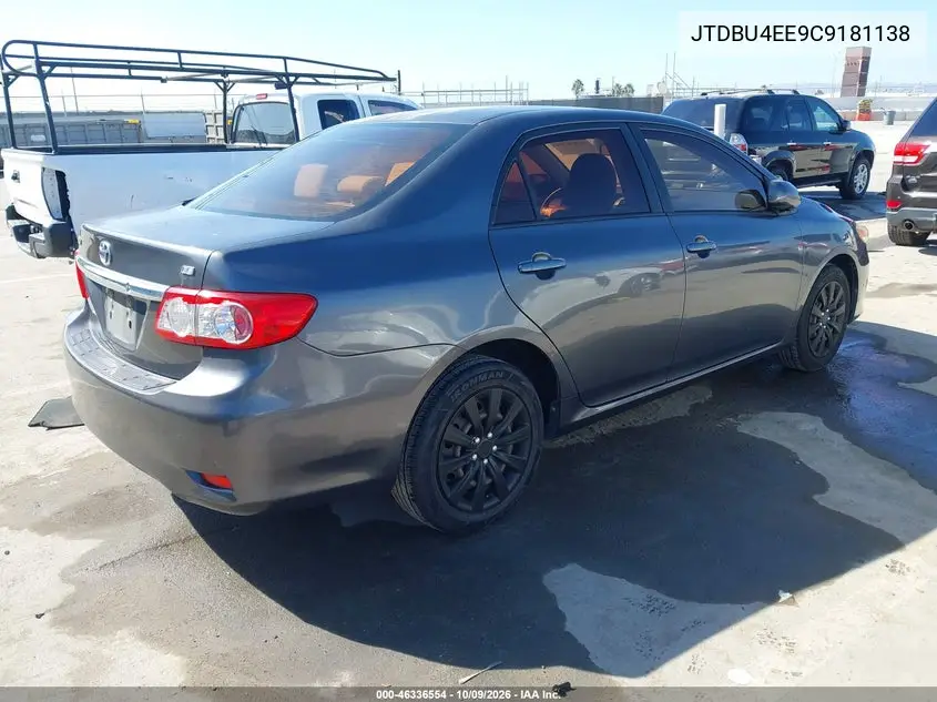 2012 TOYOTA COROLLA VIN JTDBU4EE9C9181138 — фото 4