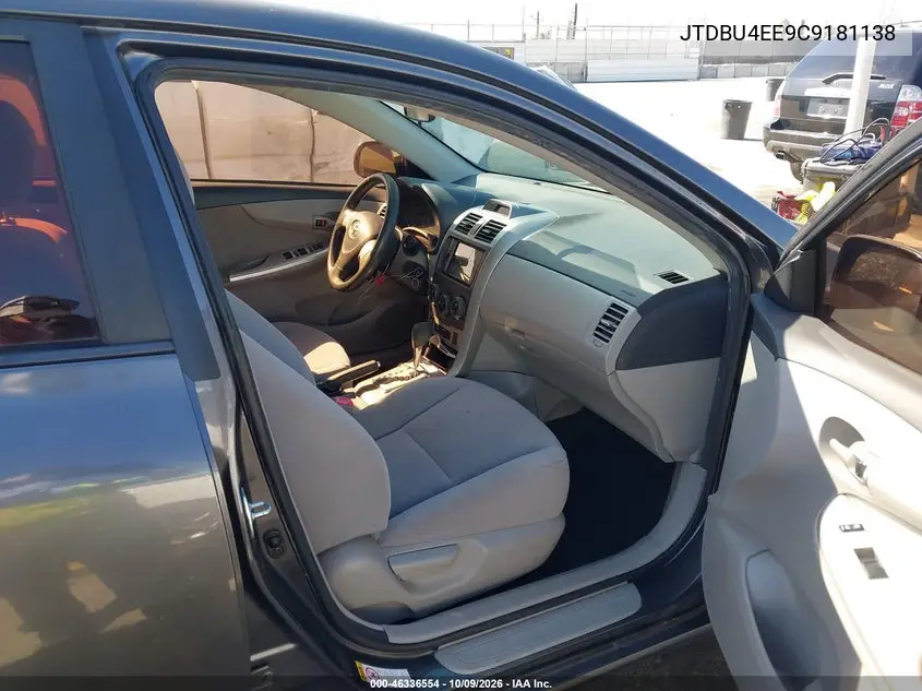 2012 TOYOTA COROLLA VIN JTDBU4EE9C9181138 — фото 5