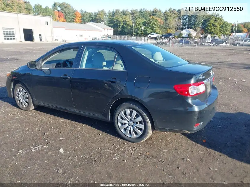 2012 TOYOTA COROLLA VIN 2T1BU4EE9CC912550 — фото 3