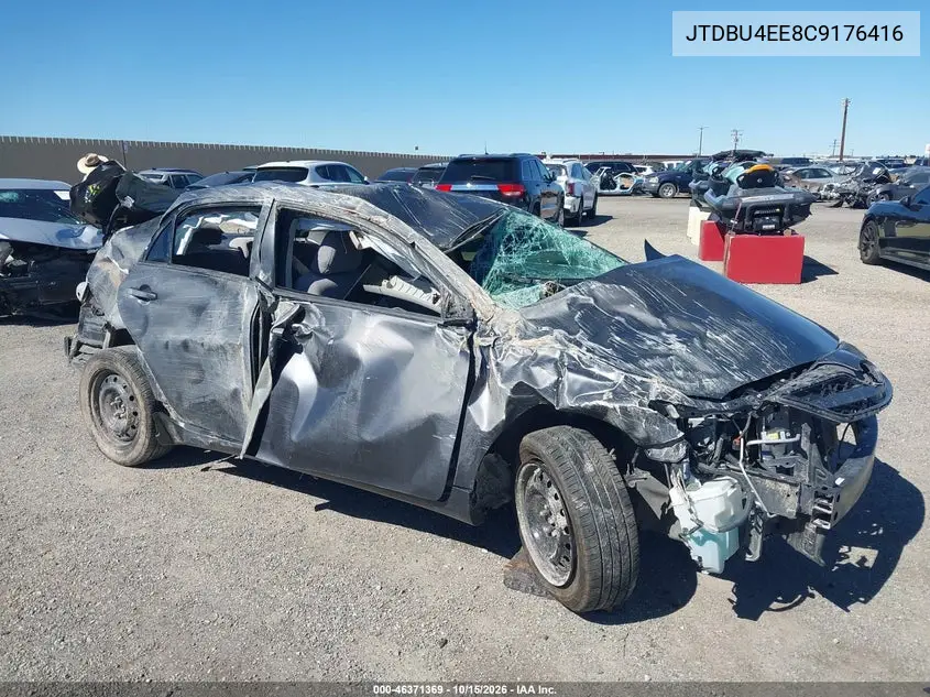 TOYOTA COROLLA 2012, VIN JTDBU4EE8C9176416