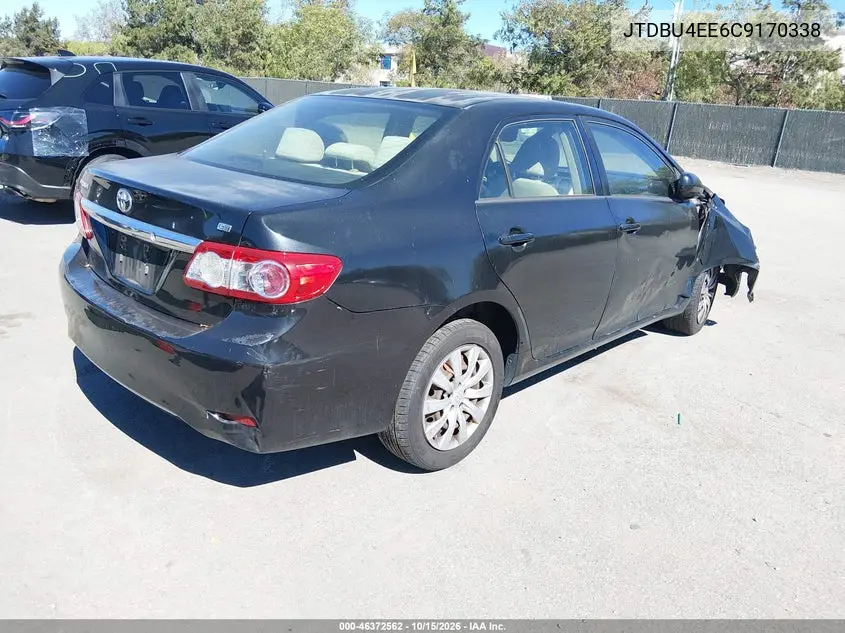 2012 TOYOTA COROLLA VIN JTDBU4EE6C9170338 — фото 4
