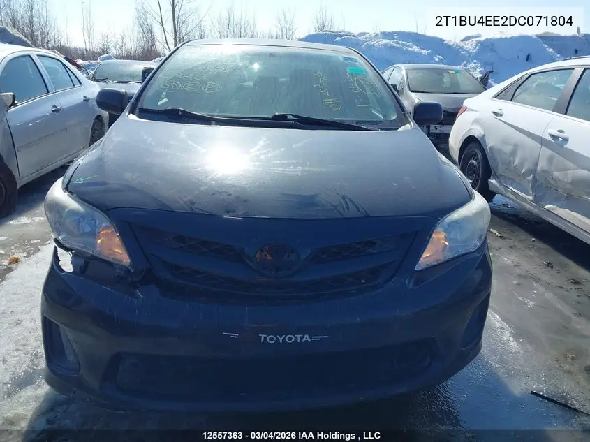 2013 TOYOTA COROLLA VIN 2T1BU4EE2DC071804 — фото 12