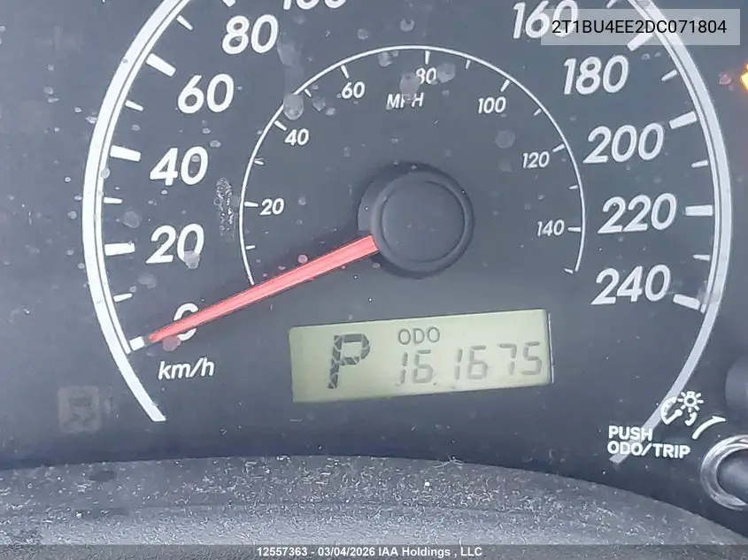 2013 TOYOTA COROLLA VIN 2T1BU4EE2DC071804 — фото 15