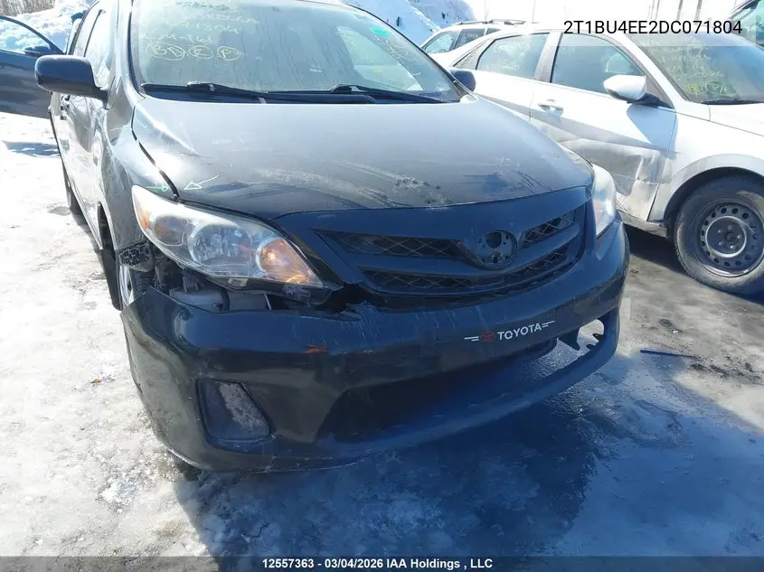 2013 TOYOTA COROLLA VIN 2T1BU4EE2DC071804 — фото 6