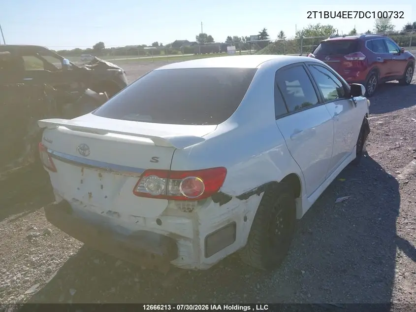 2013 TOYOTA COROLLA VIN 2T1BU4EE7DC100732 — фото 4