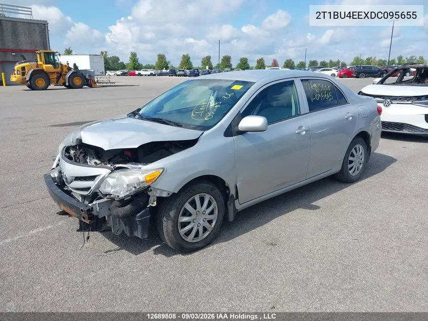 2013 TOYOTA COROLLA VIN 2T1BU4EEXDC095655 — фото 2