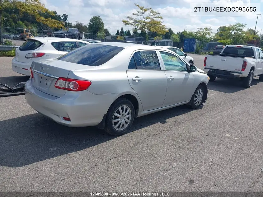 2013 TOYOTA COROLLA VIN 2T1BU4EEXDC095655 — фото 4