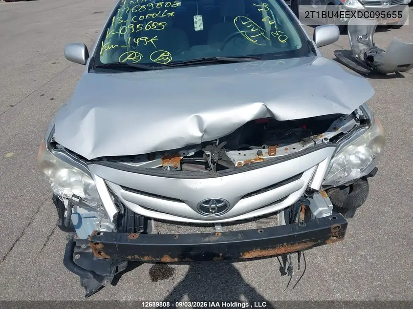 2013 TOYOTA COROLLA VIN 2T1BU4EEXDC095655 — фото 6