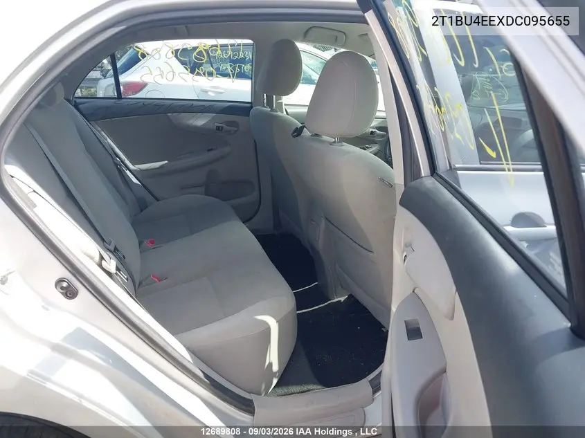 2013 TOYOTA COROLLA VIN 2T1BU4EEXDC095655 — фото 8