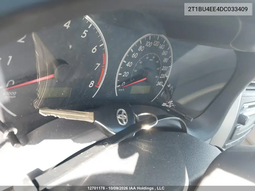 2013 TOYOTA COROLLA VIN 2T1BU4EE4DC033409 — фото 11