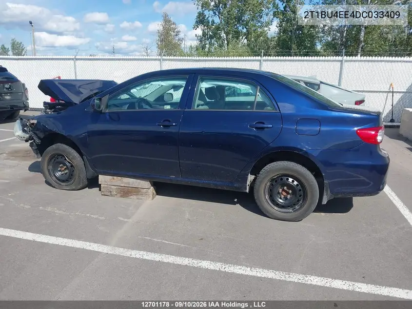 2013 TOYOTA COROLLA VIN 2T1BU4EE4DC033409 — фото 14