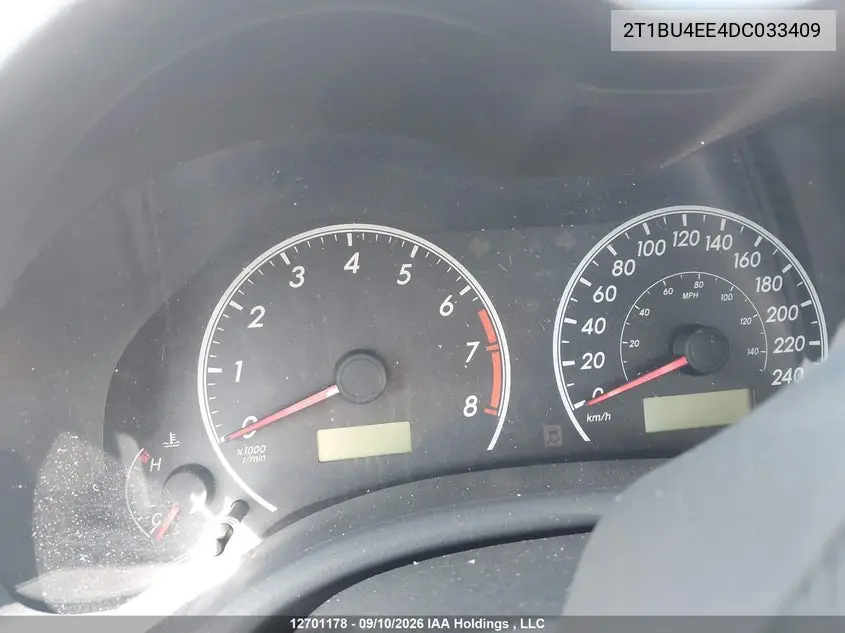 2013 TOYOTA COROLLA VIN 2T1BU4EE4DC033409 — фото 15