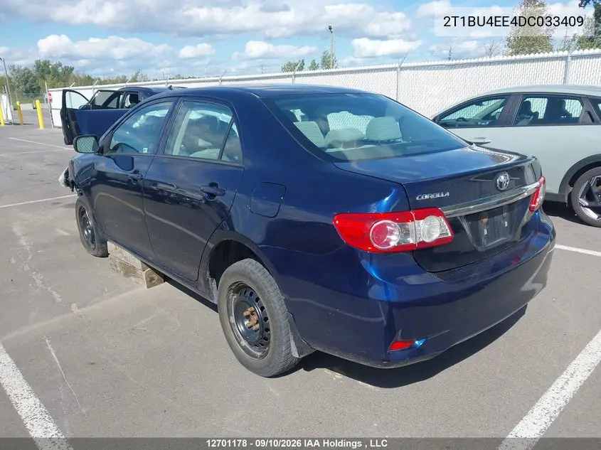 2013 TOYOTA COROLLA VIN 2T1BU4EE4DC033409 — фото 3