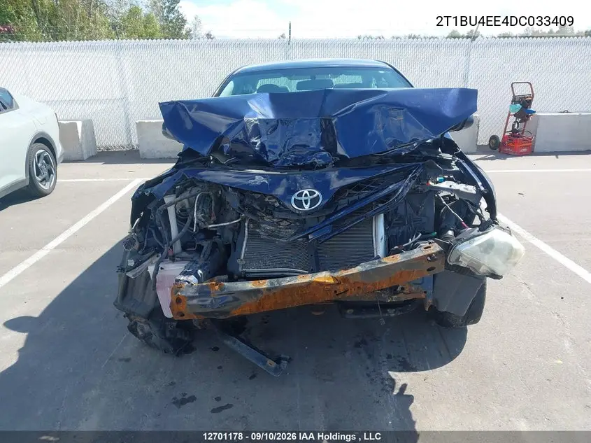 2013 TOYOTA COROLLA VIN 2T1BU4EE4DC033409 — фото 6