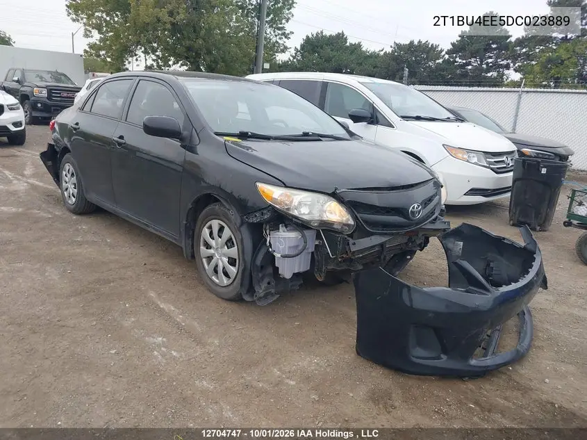 TOYOTA COROLLA 2013, VIN 2T1BU4EE5DC023889