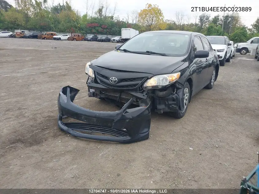 2013 TOYOTA COROLLA VIN 2T1BU4EE5DC023889 — фото 2
