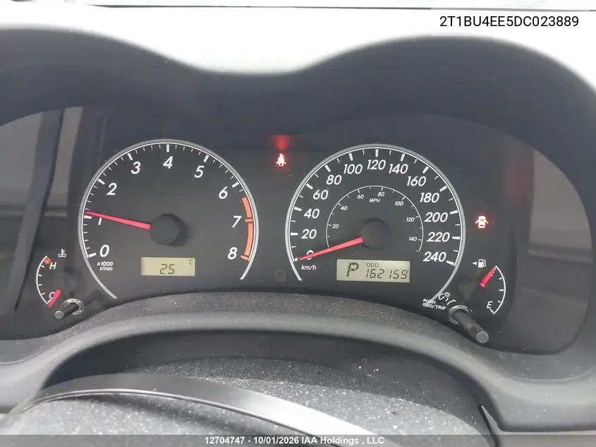 2013 TOYOTA COROLLA VIN 2T1BU4EE5DC023889 — фото 7