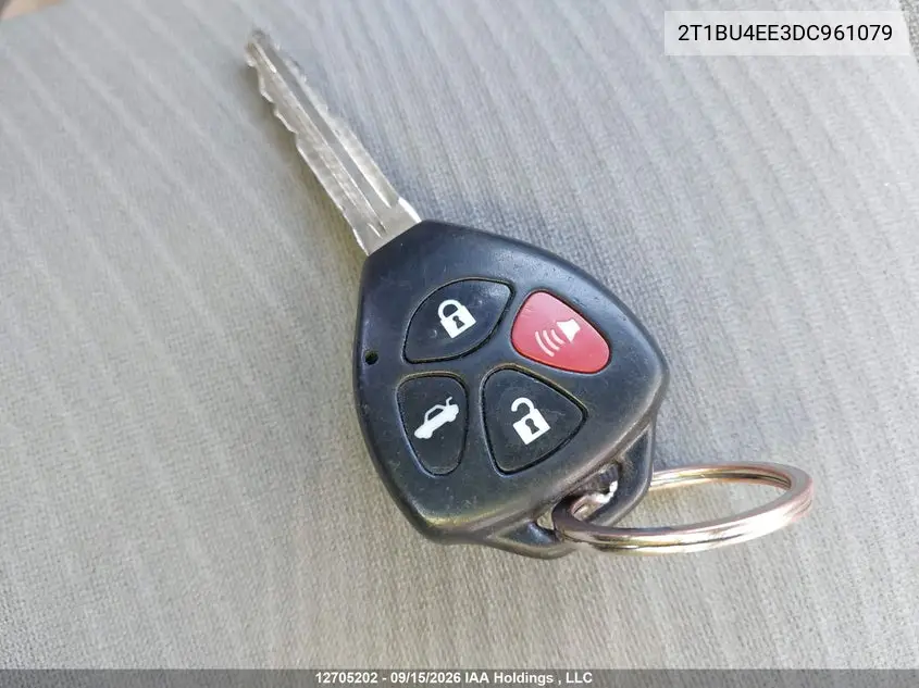 2013 TOYOTA COROLLA VIN 2T1BU4EE3DC961079 — фото 11