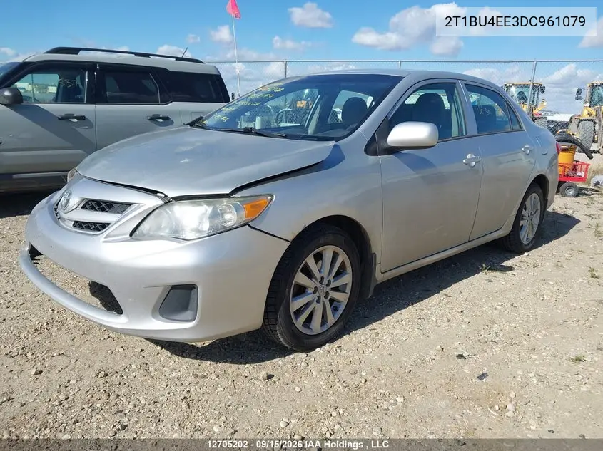 2013 TOYOTA COROLLA VIN 2T1BU4EE3DC961079 — фото 2