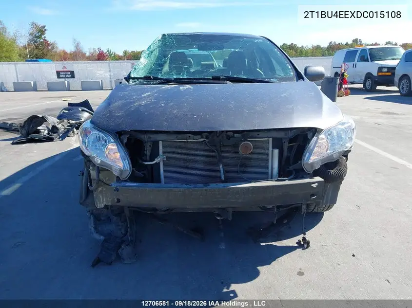 2013 TOYOTA COROLLA VIN 2T1BU4EEXDC015108 — фото 12