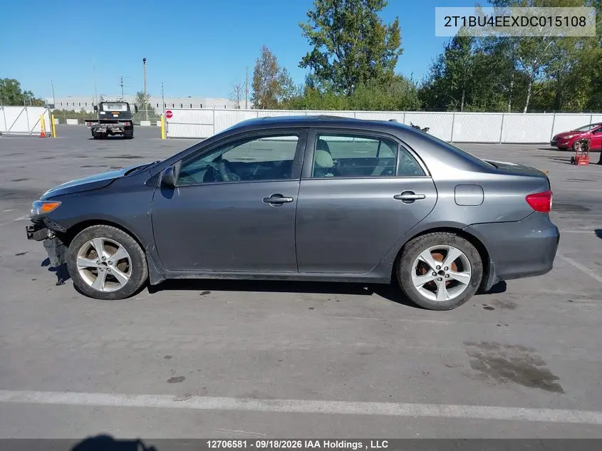 2013 TOYOTA COROLLA VIN 2T1BU4EEXDC015108 — фото 14