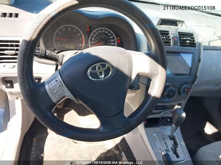 2013 TOYOTA COROLLA VIN 2T1BU4EEXDC015108 — фото 18