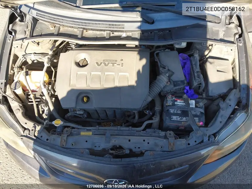 2013 TOYOTA COROLLA VIN 2T1BU4EE0DC058162 — фото 10