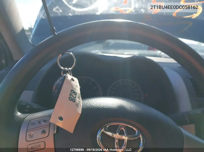 2013 TOYOTA COROLLA VIN 2T1BU4EE0DC058162 — фото 11