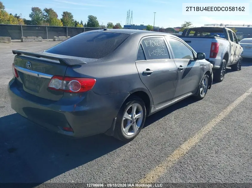 2013 TOYOTA COROLLA VIN 2T1BU4EE0DC058162 — фото 4