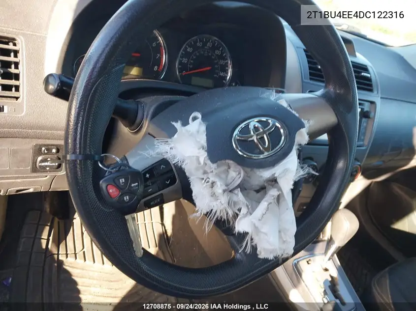 2013 TOYOTA COROLLA VIN 2T1BU4EE4DC122316 — фото 11