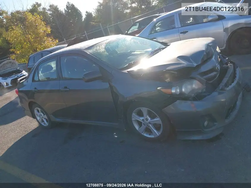 2013 TOYOTA COROLLA VIN 2T1BU4EE4DC122316 — фото 13