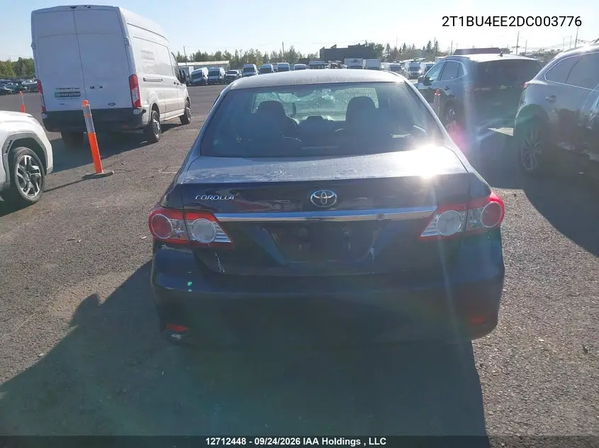 2013 TOYOTA COROLLA VIN 2T1BU4EE2DC003776 — фото 15