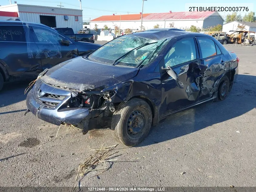 2013 TOYOTA COROLLA VIN 2T1BU4EE2DC003776 — фото 6