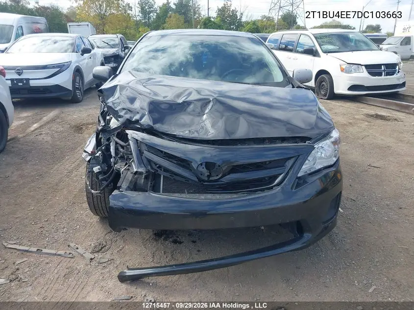 2013 TOYOTA COROLLA VIN 2T1BU4EE7DC103663 — фото 12