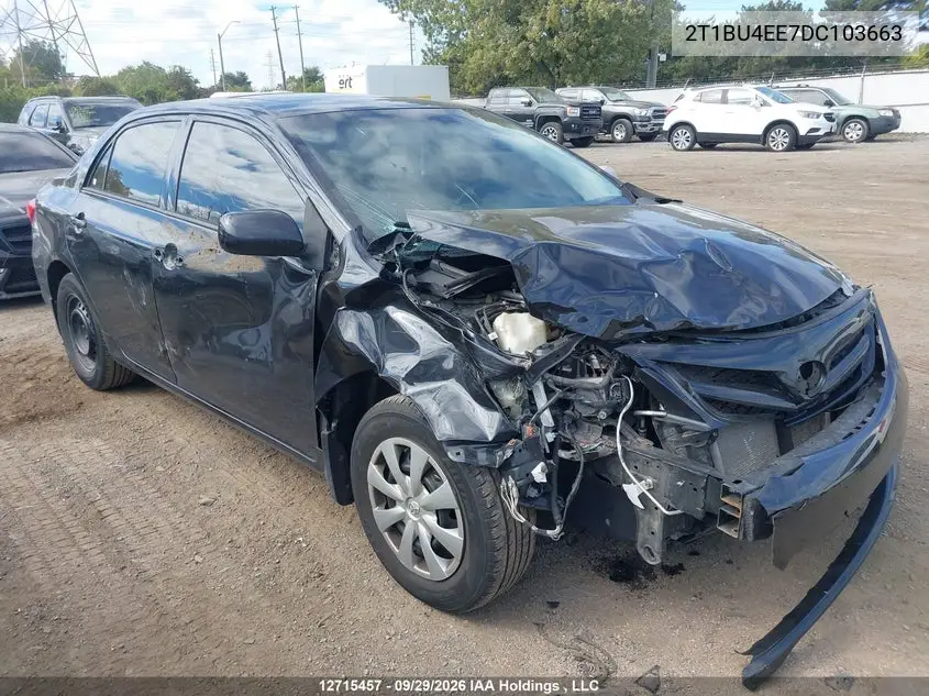 2013 TOYOTA COROLLA VIN 2T1BU4EE7DC103663 — фото 13
