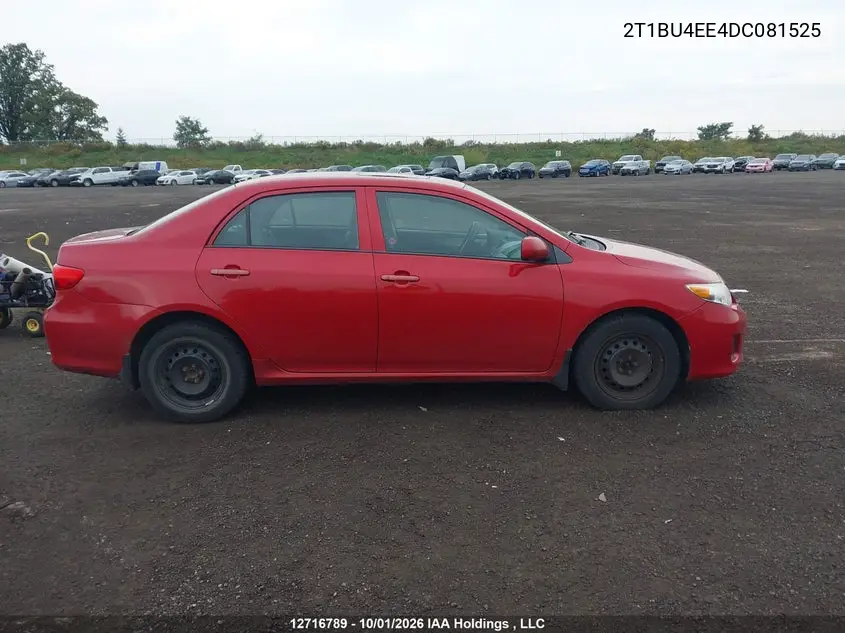 2013 TOYOTA COROLLA VIN 2T1BU4EE4DC081525 — фото 13
