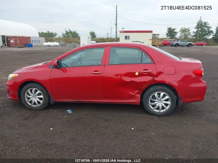 2013 TOYOTA COROLLA VIN 2T1BU4EE4DC081525 — фото 14