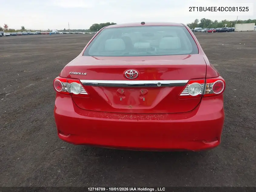 2013 TOYOTA COROLLA VIN 2T1BU4EE4DC081525 — фото 16