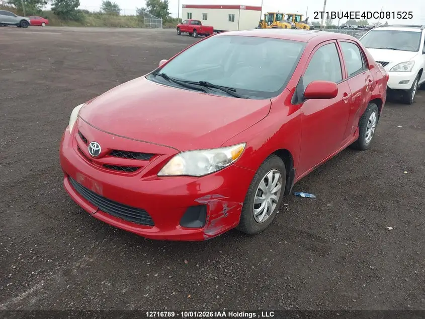 2013 TOYOTA COROLLA VIN 2T1BU4EE4DC081525 — фото 2