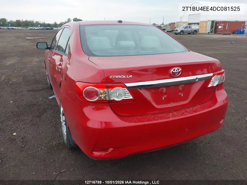 2013 TOYOTA COROLLA VIN 2T1BU4EE4DC081525 — фото 3