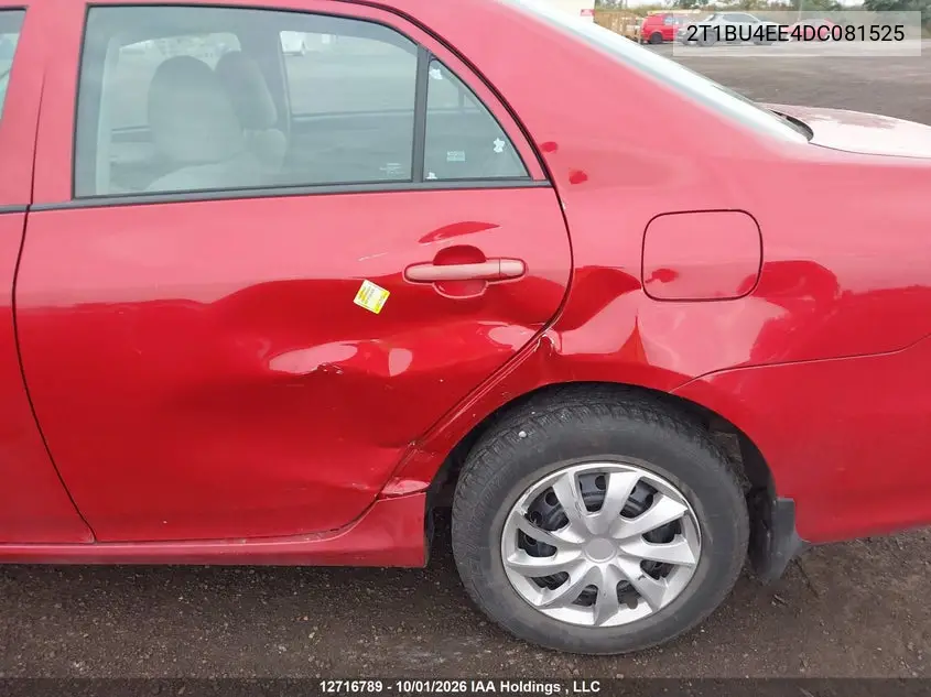 2013 TOYOTA COROLLA VIN 2T1BU4EE4DC081525 — фото 6