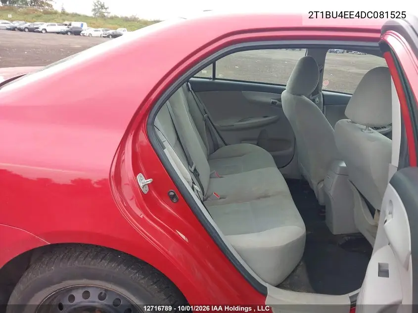 2013 TOYOTA COROLLA VIN 2T1BU4EE4DC081525 — фото 8