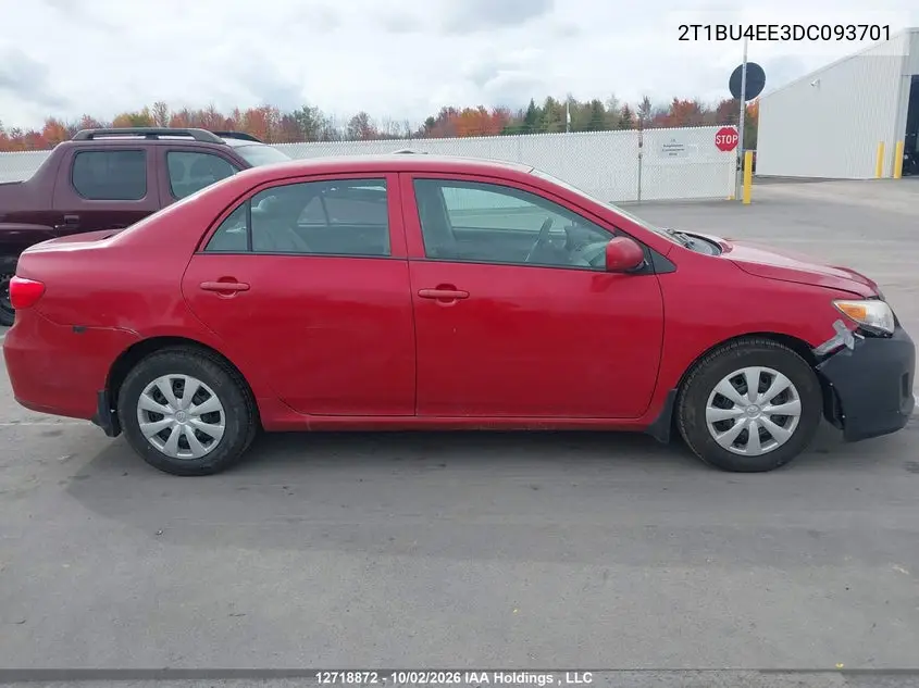 2013 TOYOTA COROLLA VIN 2T1BU4EE3DC093701 — фото 13