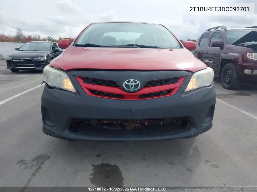 2013 TOYOTA COROLLA VIN 2T1BU4EE3DC093701 — фото 6
