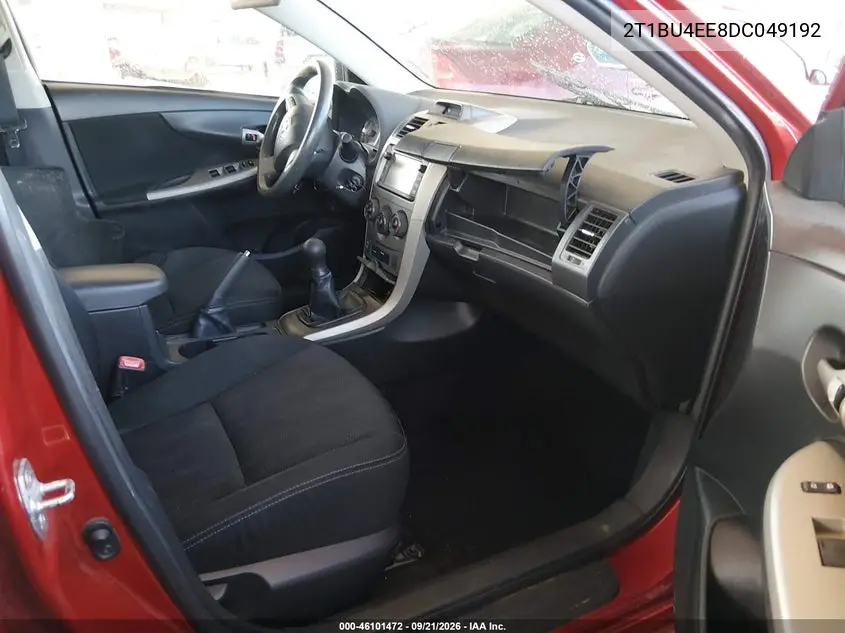2013 TOYOTA COROLLA VIN 2T1BU4EE8DC049192 — фото 5