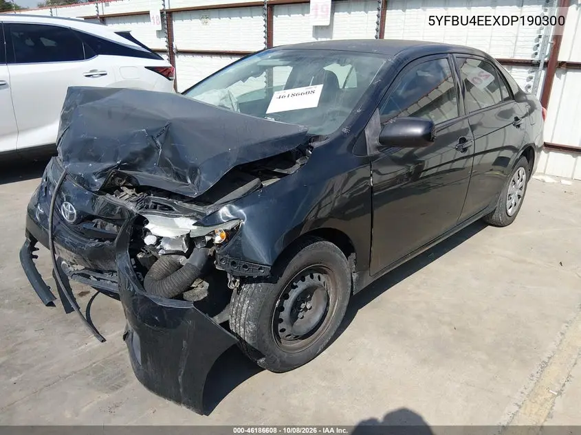 2013 TOYOTA COROLLA VIN 5YFBU4EEXDP190300 — фото 2