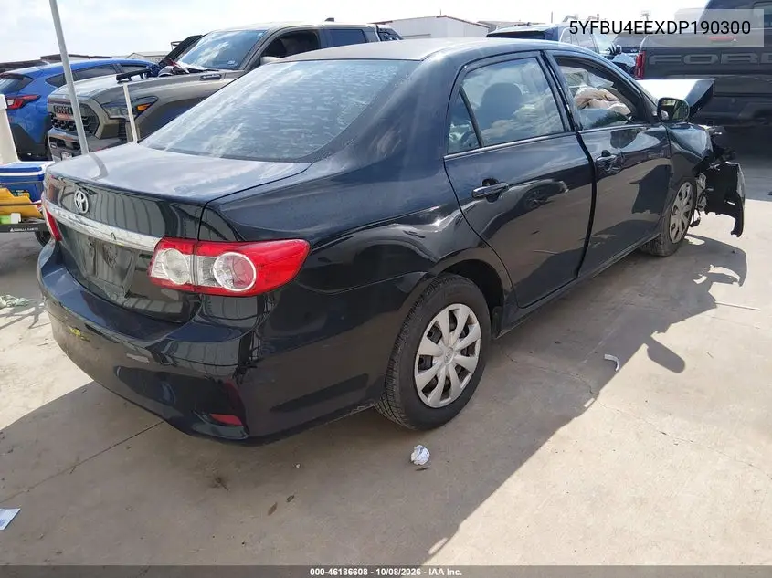 2013 TOYOTA COROLLA VIN 5YFBU4EEXDP190300 — фото 4