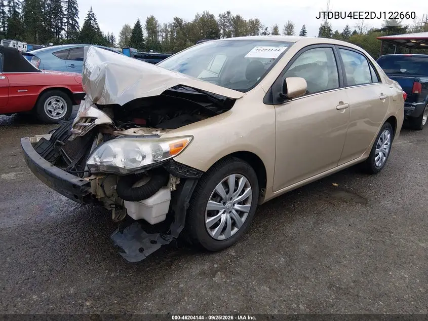 2013 TOYOTA COROLLA VIN JTDBU4EE2DJ122660 — фото 2