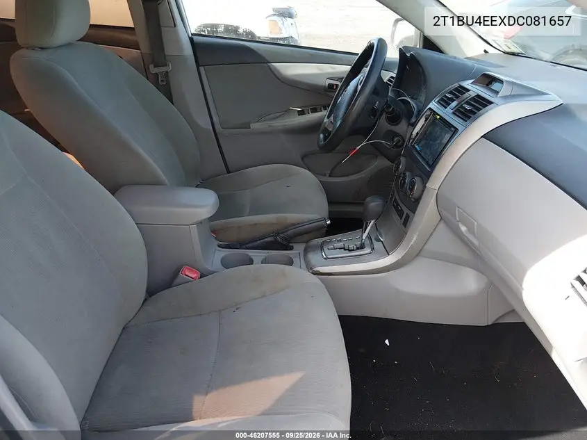 2013 TOYOTA COROLLA VIN 2T1BU4EEXDC081657 — фото 5