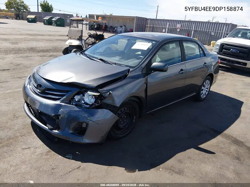 2013 TOYOTA COROLLA VIN 5YFBU4EE9DP158874 — фото 2